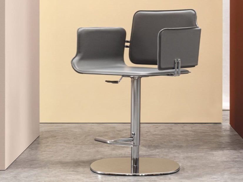 Arka Leather Barstool