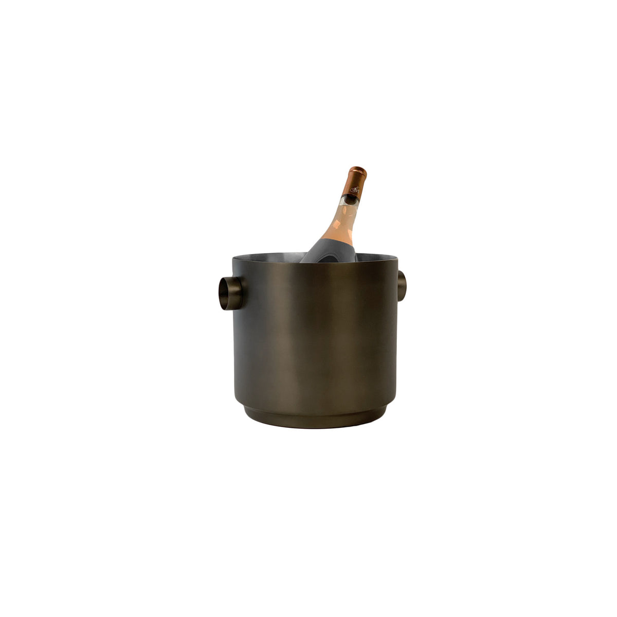 Rondo Black Stainless-Steel Wine Bucket