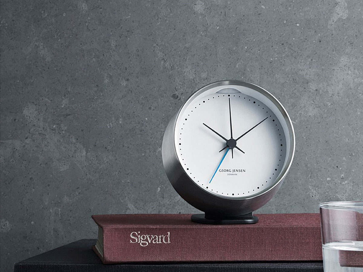 Henning Koppel Alarm W. Holder Steel & White