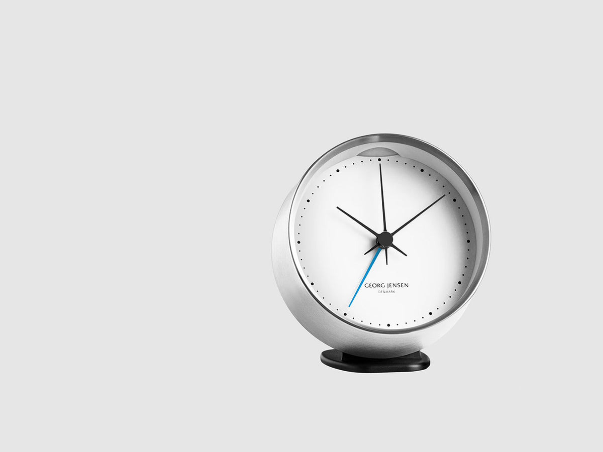Henning Koppel Alarm W. Holder Steel & White